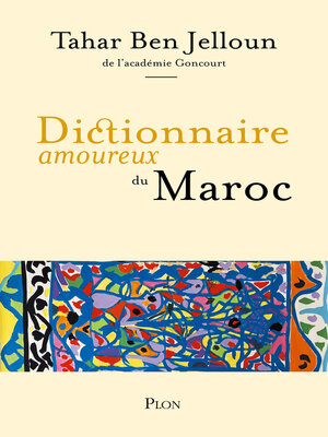 cover image of Dictionnaire amoureux du Maroc